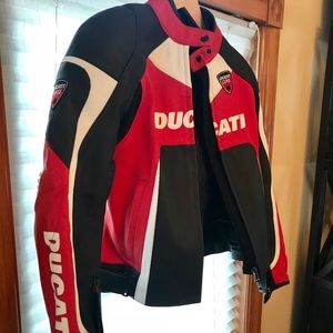 Ducati Corse Unisex Leather Jacket by Dainese